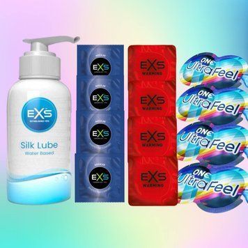 Комплект 18 штук EXS+ONE - Лубрикант EXS Aloe Vera Silk Lube, 250 мл SOS4769 фото