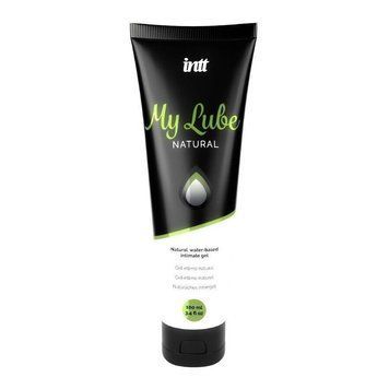 Лубрикант на водной основе Intt My Lube Natural, 100 мл, натуральный состав, без запаха, нелипкий SX0724 фото