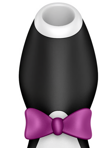 Вакуумно-хвильовий стимулятор Satisfyer Penguin (чорно-білий) SO1641 фото