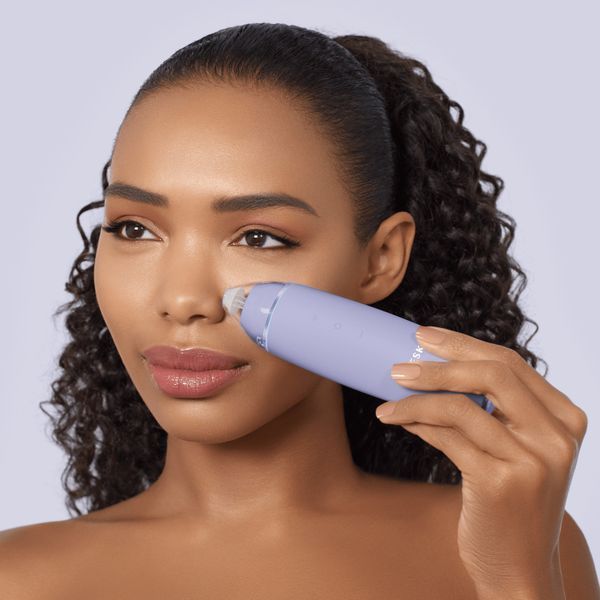 Мікродермабразійний пристрій для видалення чорних цяток GESKE MicroDermabrasion Blackhead Remover 7в1 purple HB0572 фото