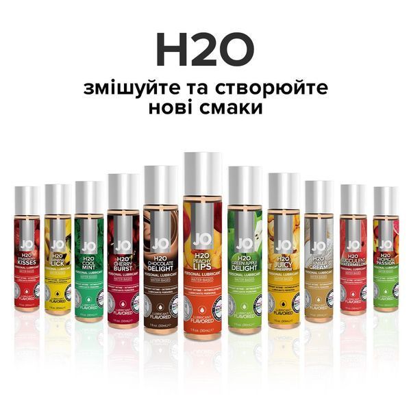 Смазка на водной основе System JO H2O &mdash; Peachy Lips (30 мл) без сахара, растительный глицерин SO1476 фото