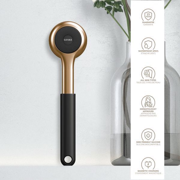 Ультразвуковая щетка для всего тела GESKE Sonic Full-Body Brush&Intensive Exfoliator 8в1 gray HB0375 фото