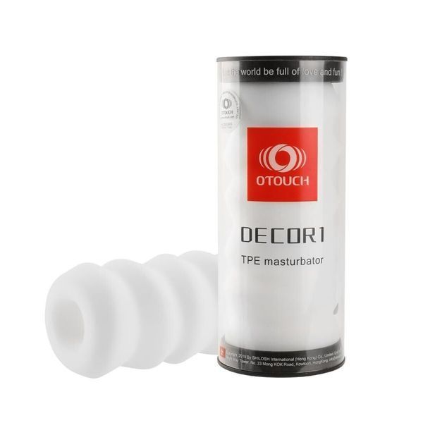 Мастурбатор Otouch DECOR 1-D, эффект всасывания, ребрышки-кольца, суженный диаметр SO9377 фото