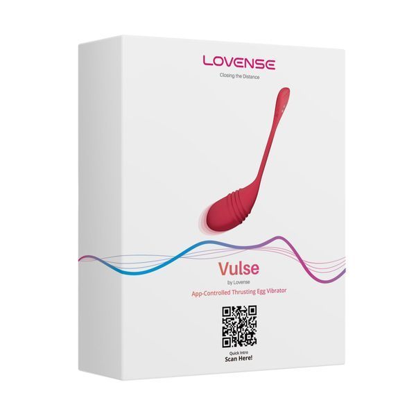 Смарт-виброяйцо с пульсацией Lovense Vulse (Thrusting Egg Vibrator), имитация фрикций SO8792 фото
