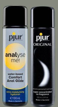 Набор лубрикантов pjur analyse me! Comfort water glide 100 мл + pjur Original 100 мл, 2в1 LB932 фото