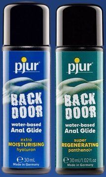 Набор лубрикантов pjur backdoor Comfort water glide 30 мл + pjur backdoor Regenerating 30 мл LB372 фото