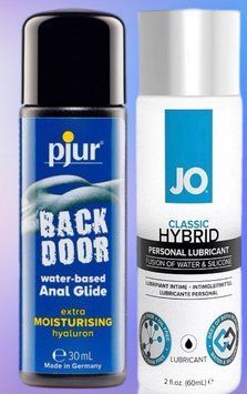 Набор лубрикантов pjur backdoor Comfort water glide 30 мл + System JO Classic Hybrid (60 мл) LB421 фото
