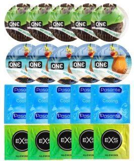 Набор 20 шт ONE Mint Chocolate + ONE Island Punch + Pasante Cooling + EXS Glow in the Dark SOS7195 фото