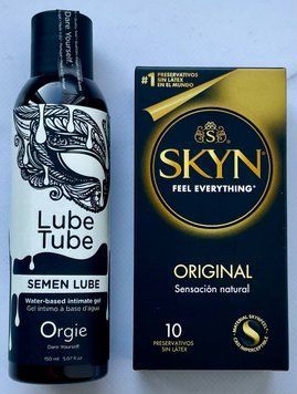 Набор SKYN Original 10 шт. - Лубрикант SEMEN LUBE intimate gel, 150 мл Orgie SOS3340 фото