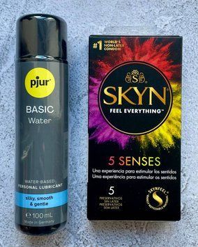 Набор SKYN 5 Senses - Лубрикант pjur Basic waterbased 100 мл SOS2627 фото