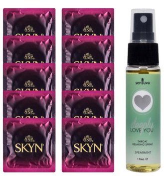 Комплект SKYN Cherry Sunrise 10 шт + Sensuva Deeply Love You Spearmint (29 мл) SOS13689 фото