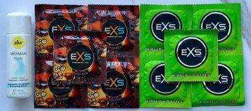 Набор EXS Crazy Cola 5шт + EXS Extreme 5шт + Лубрикант pjur Woman Nude 30 мл SOS3540 фото