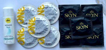 Набір One Super Studs 5 шт + SKYN Original 5 шт + Лубрикант Woman Nude 30 мл SOS3490 фото