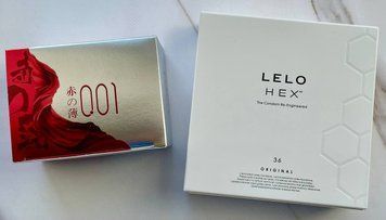 Комплект LELO HEX Original 36 шт + OLO Red Silver 10 шт SOS3440 фото