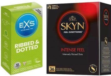 Набір з Skyn Intense feel 36 штук + EXS Ribbed & Dotted (12 штук) SOS7874 фото