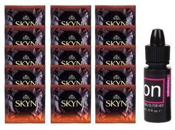 Комплект Skyn Warming 15 шт + Sensuva ON Arousal Oil for Her Original 5 мл  SOS14516 фото