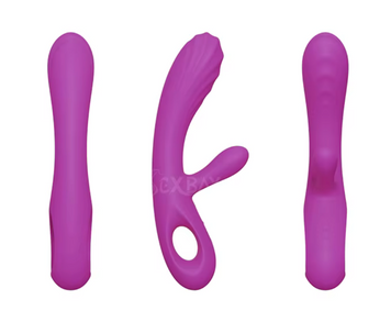 Двойной вибратор-кролик Sexbay для интимной стимуляции (Purple color) BY17-71-1 фото
