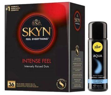 Комплект Skyn Intense feel 36 шт + Pjur Aqua 30 мл SOS13198 фото