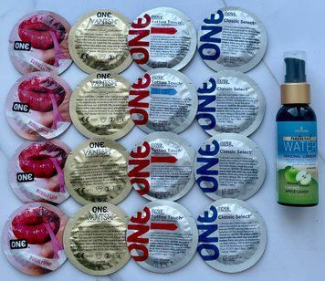 Набор 16 штук ONE Vanish, Tattoo Touch, Flavor Waves, Classic + Sensuva Natural Water-Based Apple Candy (57мл) SOS3882 фото