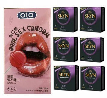 Набір SKYN Elite 3x6 (18 шт) та OLO Oral Candy 10 шт SOS254 фото