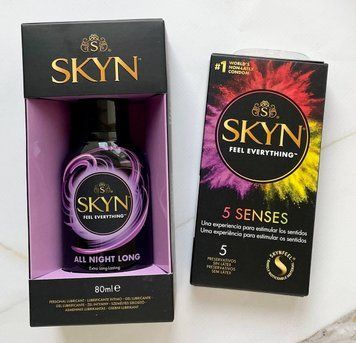 Набор Skyn 5 Senses + Лубрикант Skyn All Night Long 80 мл  SOS2080 фото