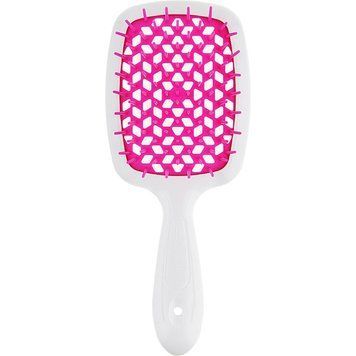 Расческа Janeke Superbrush Small (Белый-фуксия) 56SP234FUX фото