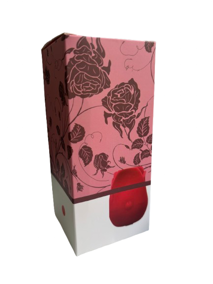 Вакуумный стимулятор 2-в-1 в форме розы Rose R-0060 (ярко-розовый) R-0060 фото