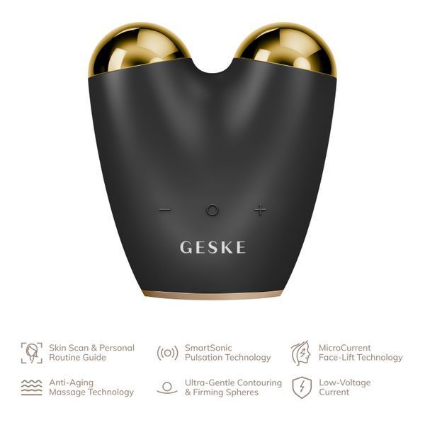 Мікрострумовий підтягувач обличчя GESKE MicroCurrent Face-Lifter 6в1 gray HB0130 фото