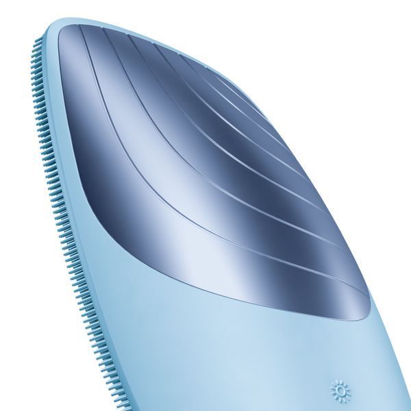 Электронная звуковая термо щетка для лица GESKE Sonic Thermo Facial Brush 6в1 aquamarine HB0083 фото