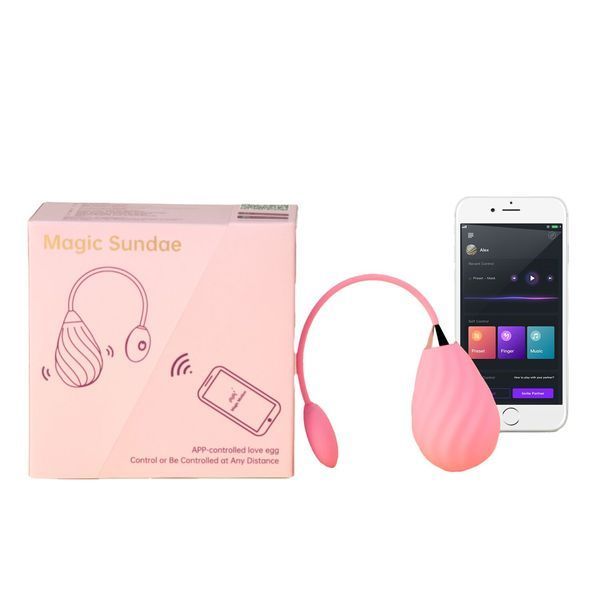 Смарт-виброейте Magic Motion Sundae Pink SO7014 фото
