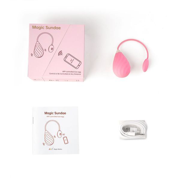 Смарт-виброейте Magic Motion Sundae Pink SO7014 фото