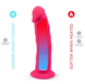 Фалоімітатор з вібрацією SilexD Henry Vibro Pink (MODEL 2 size 7in) + LRS, діаметр 4,4 см SX3130 фото 2