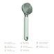 Ультразвуковая щетка для всего тела GESKE Sonic Full-Body Brush&Intensive Exfoliator 8в1 green HB0376 фото 2