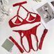 Сексуальний комлект білизни Sexy Vibe з відкритим доступом, червоний, розмір XS-S KS1 фото 2