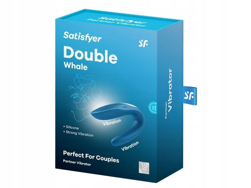 Вибратор для пар Satisfyer Double Whale с двумя моторчиками SO1643 фото