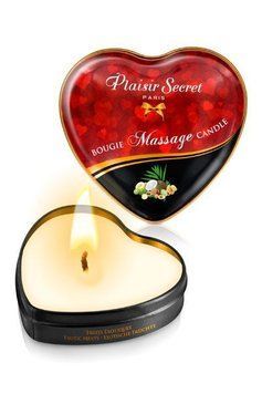 Массажная свеча сердце Plaisirs Secrets Exotic Fruits (35 мл) SO1870 фото