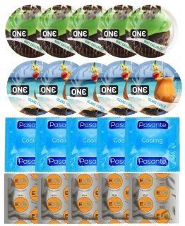 Набор 20 шт ONE Mint Chocolate + ONE Island Punch + Pasante Cooling + EXS Delay SOS7196 фото
