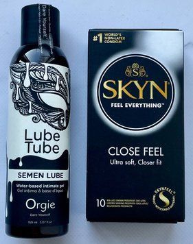 Набор SKYN Close Feel 10 шт. - Лубрикант SEMEN LUBE intimate gel, 150 мл Orgie SOS3341 фото