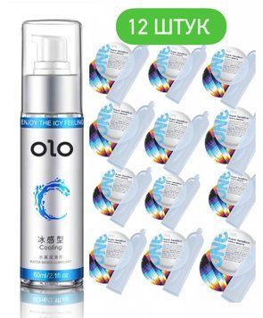 ONE Super Sensitive 12 шт та OLO Охолоджуючий Лубрикант (60 мл) SOS526 фото
