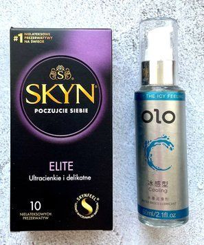 Комплект SKYN Elite 10 шт + Лубрикант охлаждающий OLO 60 мл SOS2331 фото