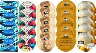 Набор из 25 шт One Oasis Premium + ONE Ribs + ONE Vanish + ONE Legend XL + ONEBanana SOS8452 фото