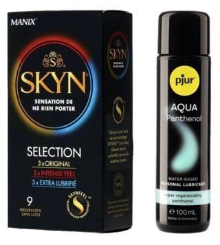 Комплект Skyn Selection 9 шт + Pjur Aqua Panthenol 100 мл SOS13150 фото