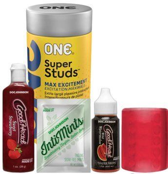 Комплект 12 шт ONE Super Studs + Набір Doc Johnson GoodHead Fundamentals Kit SOS6224 фото