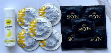 Набір One Super Studs 5 шт + SKYN Original 5 шт + Лубрикант Woman Vegan 30 мл SOS3491 фото