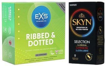 Набор з Skyn Selection 9 шт + EXS Ribbed & Dotted 48 шт SOS7825 фото