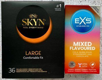 Комплект SKYN Large, 36 шт.+EXS Mixed Flavoured 12 шт SOS1087 фото