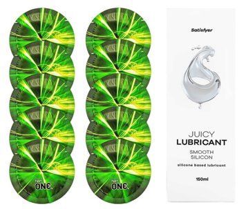 Комплект One Glowing 10 шт. + Лубрикант Satisfyer Juicy Lubricant Smooth Silicon (150 мл) SOS12195 фото