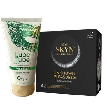 SKYN Unknown Pleasures+ &ndash; 42 шт и Лубрикант ORGIE LUBE TUBE NATURE, 150 мл SOS808 фото