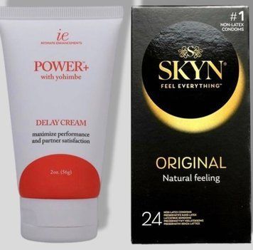 SKYN Original, 24 шт + Пролонгатор Doc Johnson Power Delay Cream For Men 56 г SOS5547 фото