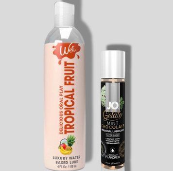 Wet Oral Play Tropical Explosion (118 мл) + JO GELATO Mint Chocolate (30 мл) LB1035 фото